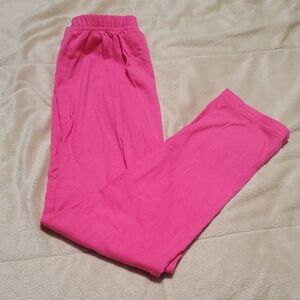 Kids Pink Leggings SMALL 7/8